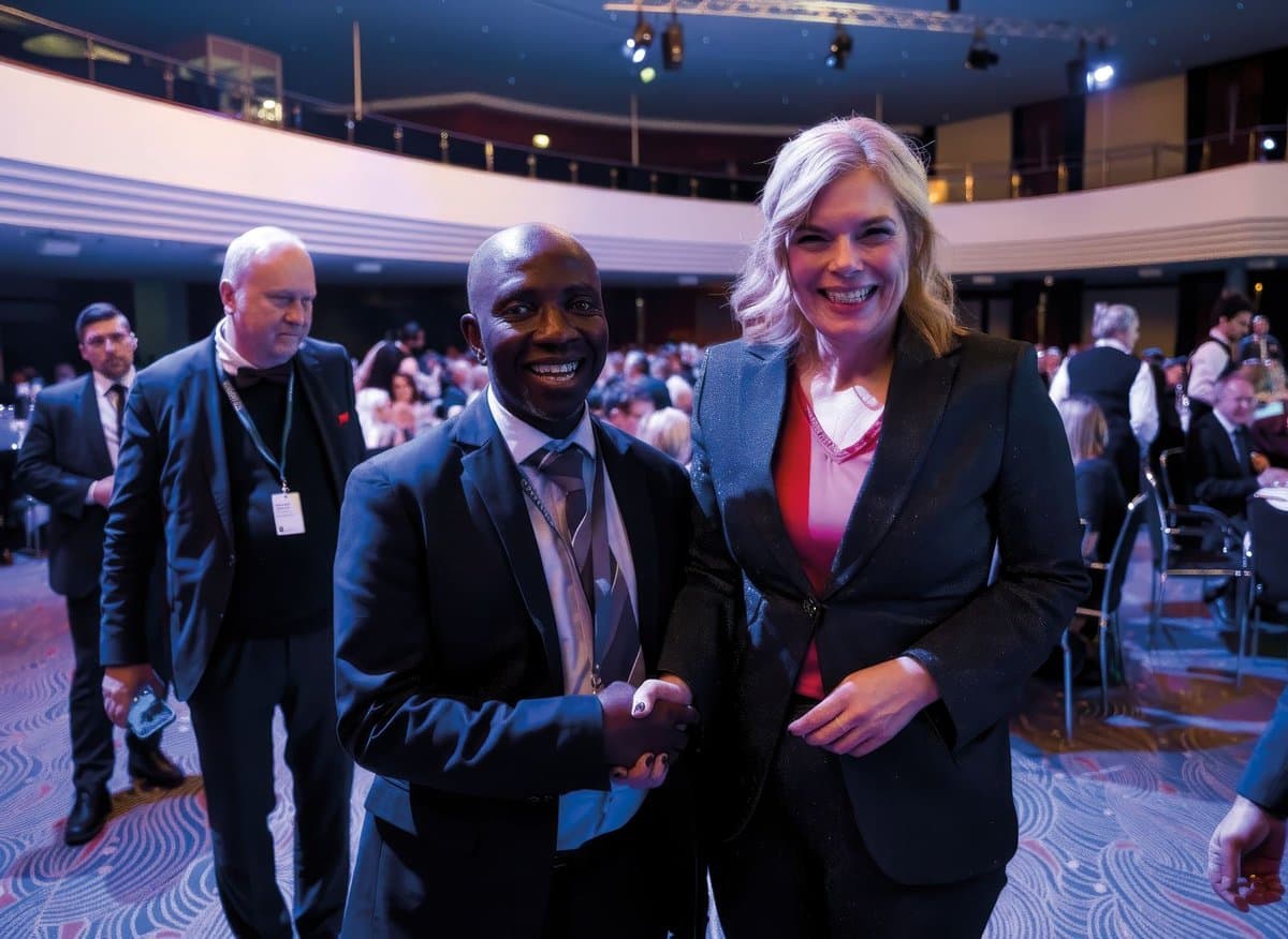 Partnership handshake at DNP25